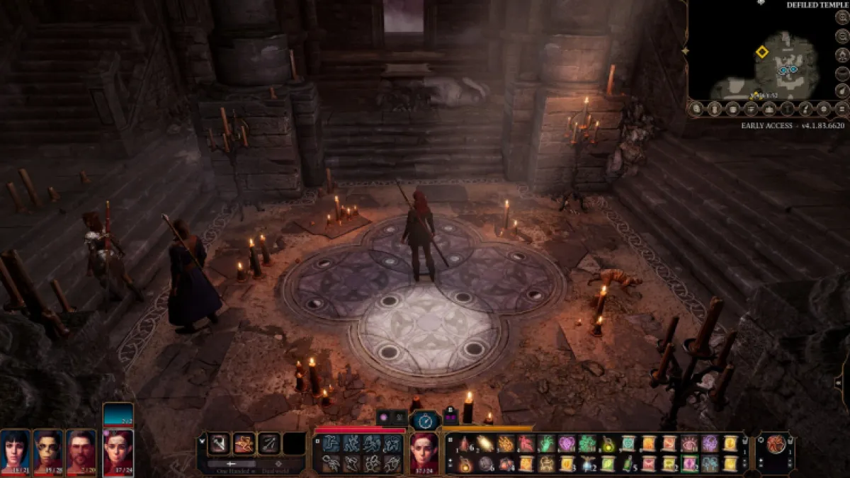 Baldur's Gate 3 : La solution au puzzle lunaire du Temple profané