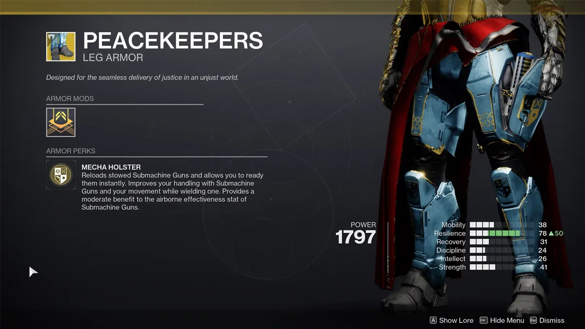 Guide des armures exotiques des Pacificateurs de Destiny 2