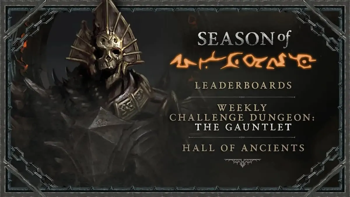 Détails de la saison 3 de Diablo 4