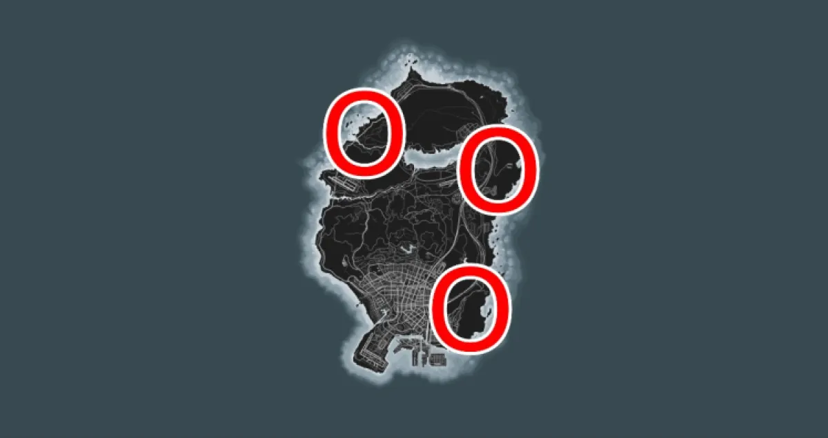 Carte des emplacements du lion de montagne de Gta Online