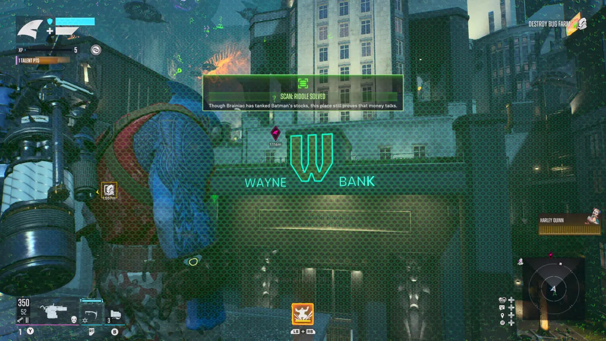 Suicide Squad tue la Justice League Wayne Bank