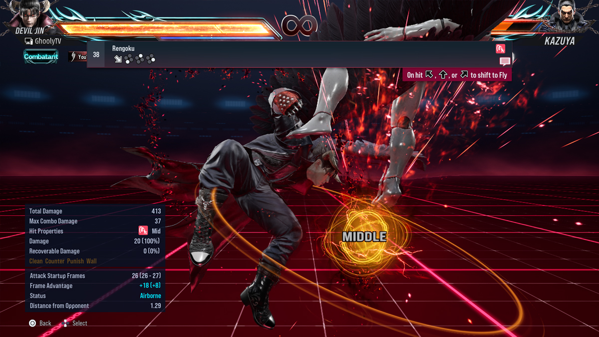 Tekken 8 Frame Data 2 Diable Jin