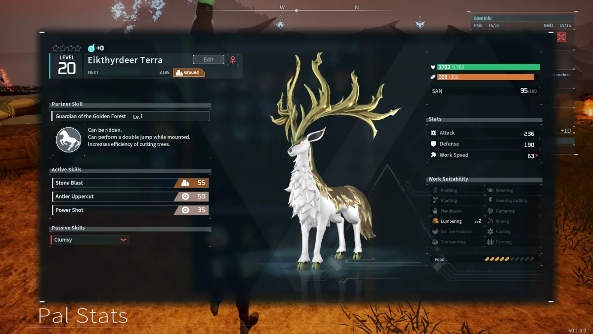 Comment trouver et attraper Eikthyrdeer Terra à Palworld