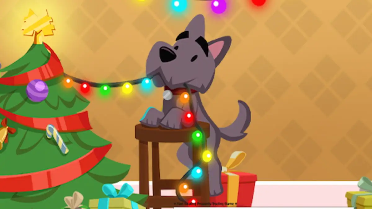Monopoly Go Chien et arbre de Noël