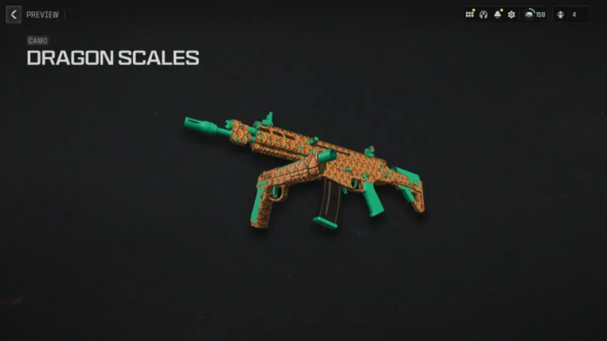 Plan des écailles de dragon de Call Of Duty Modern Warfare 3