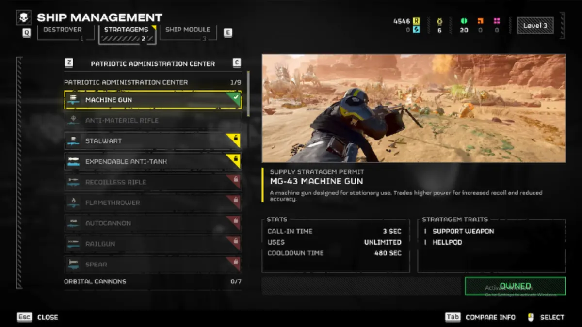 Liste des stratagèmes Helldivers