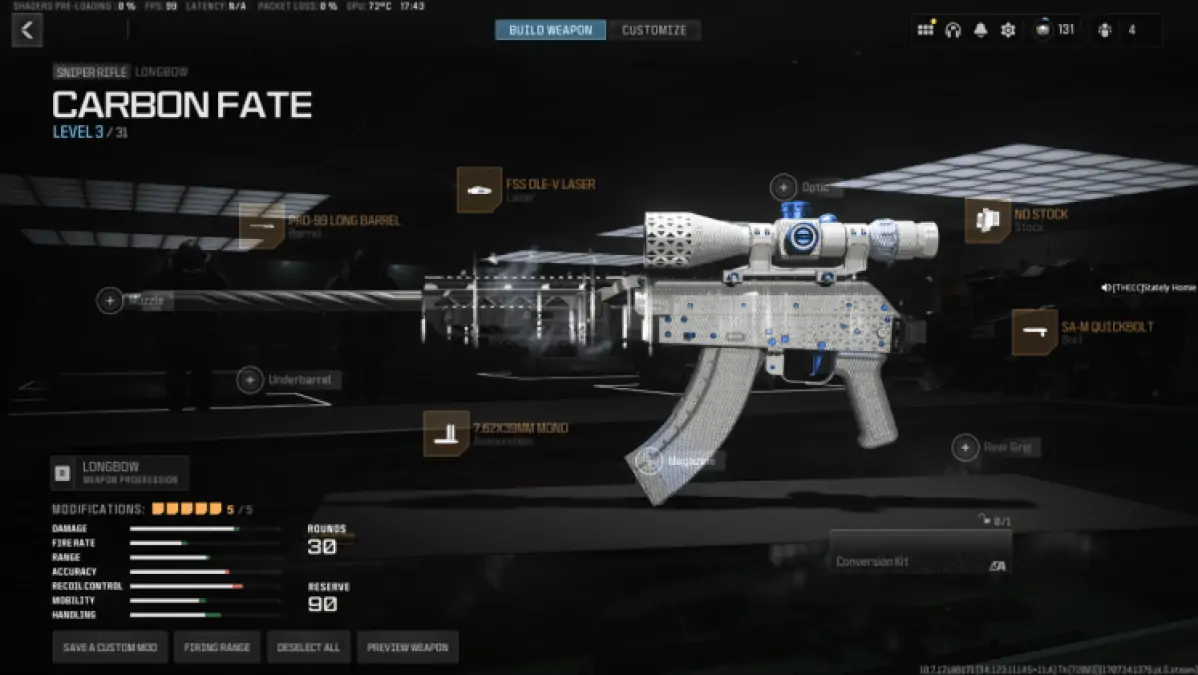 Comment obtenir des kills Quickscope dans MW3