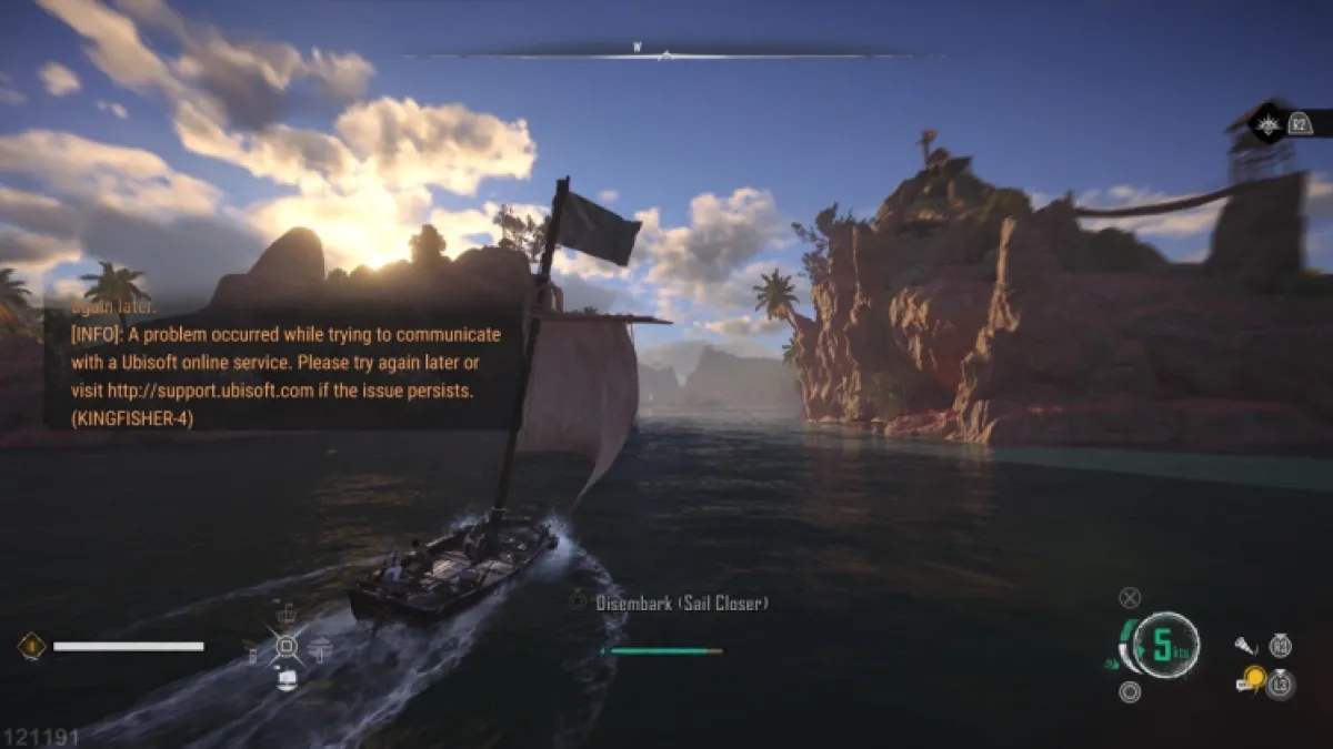 Erreur de Skull And Bones Kingfisher 4