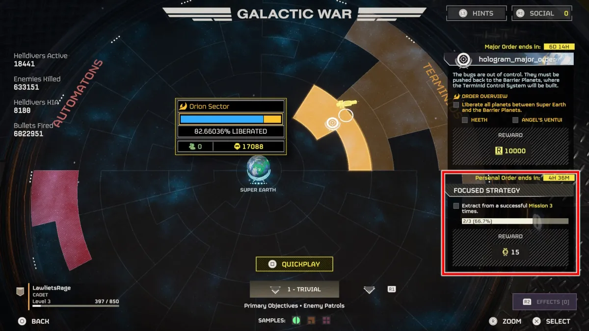 Comment obtenir des Warbonds et des Super Crédits dans Helldivers 2