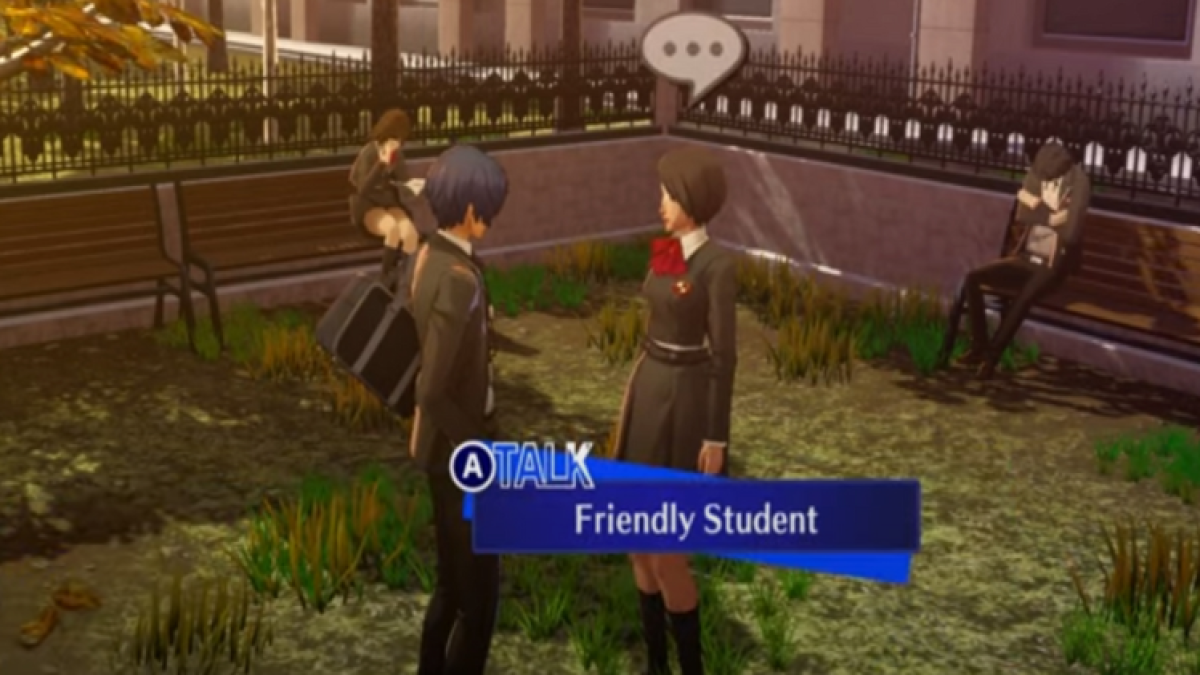 Rechargement de Persona 3 pour étudiant amical