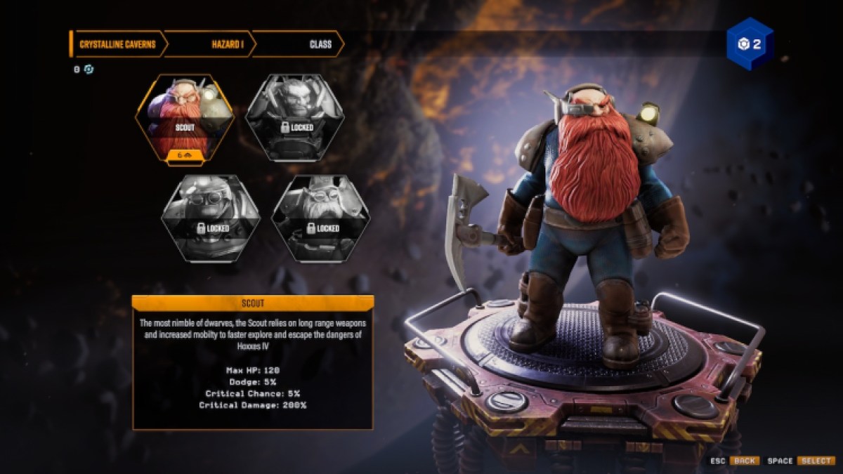 Comment débloquer toutes les classes du classement des joueurs Deep Rock Galactic Survivor