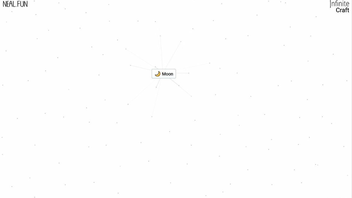 Infinite Craft : Comment faire la lune