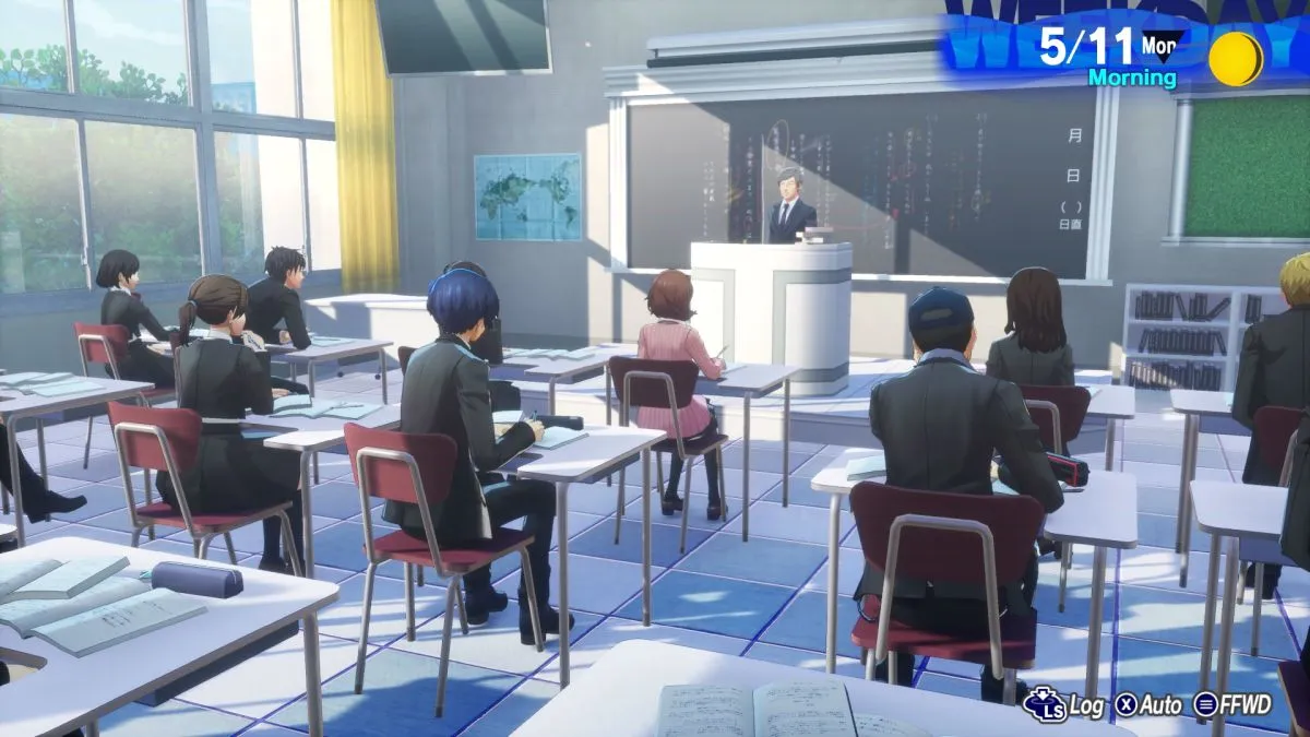 Conférence en classe sur la révision du rechargement de Persona 3