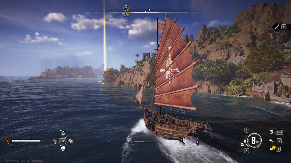 Skull and Bones : Emplacement de la Relique Peuple de la Mer