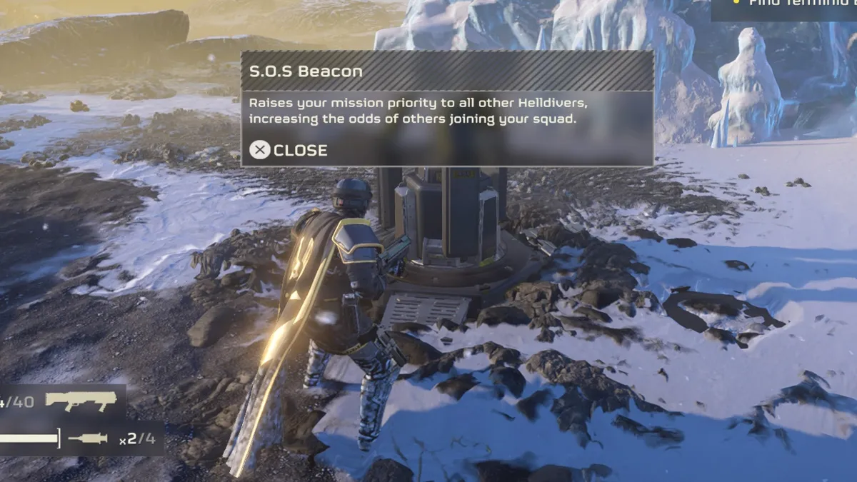 Comment rejoindre des jeux publics dans Helldivers 2