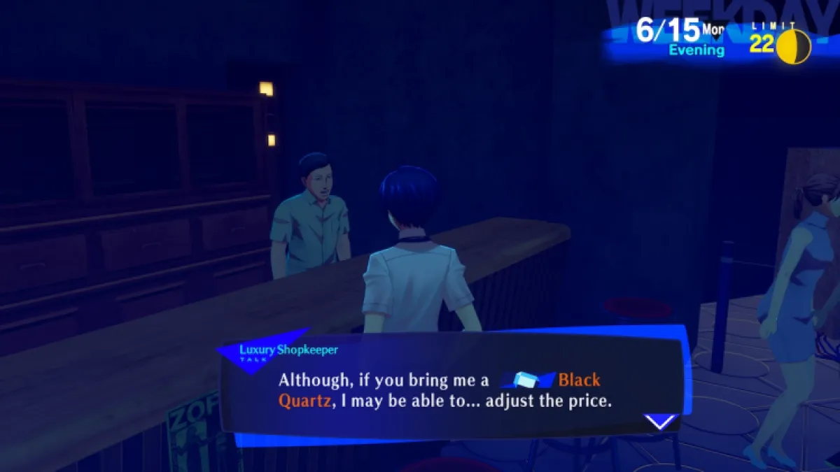 Où trouver un article à la mode pour Elizabeth In Persona 3 Reload