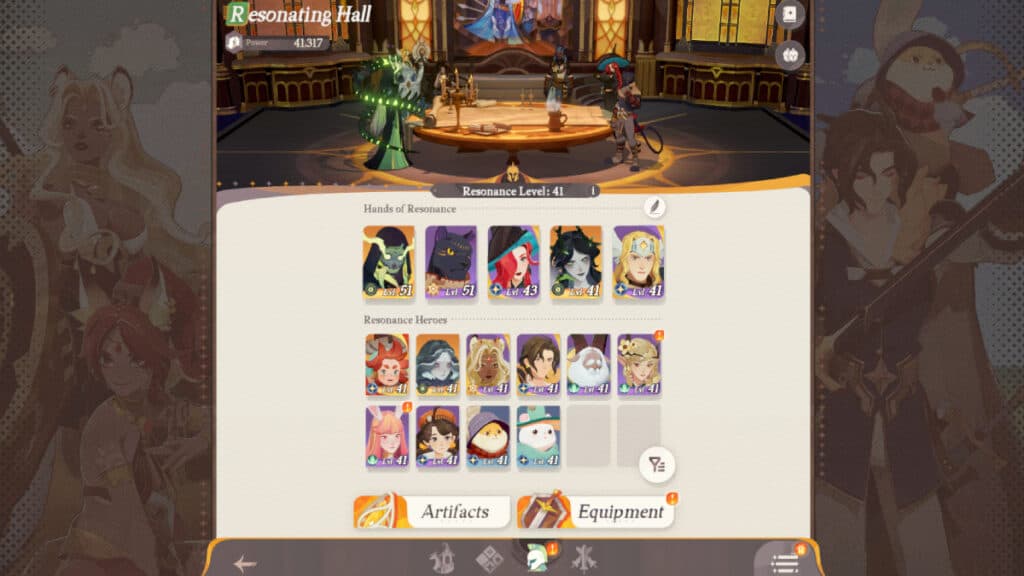 AFK Journey : liste de niveaux (et meilleures équipes)