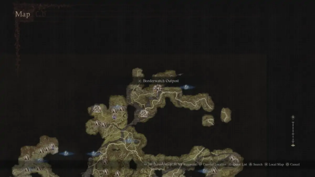 Avant-poste de Borderwatch de Dragon's Dogma 2