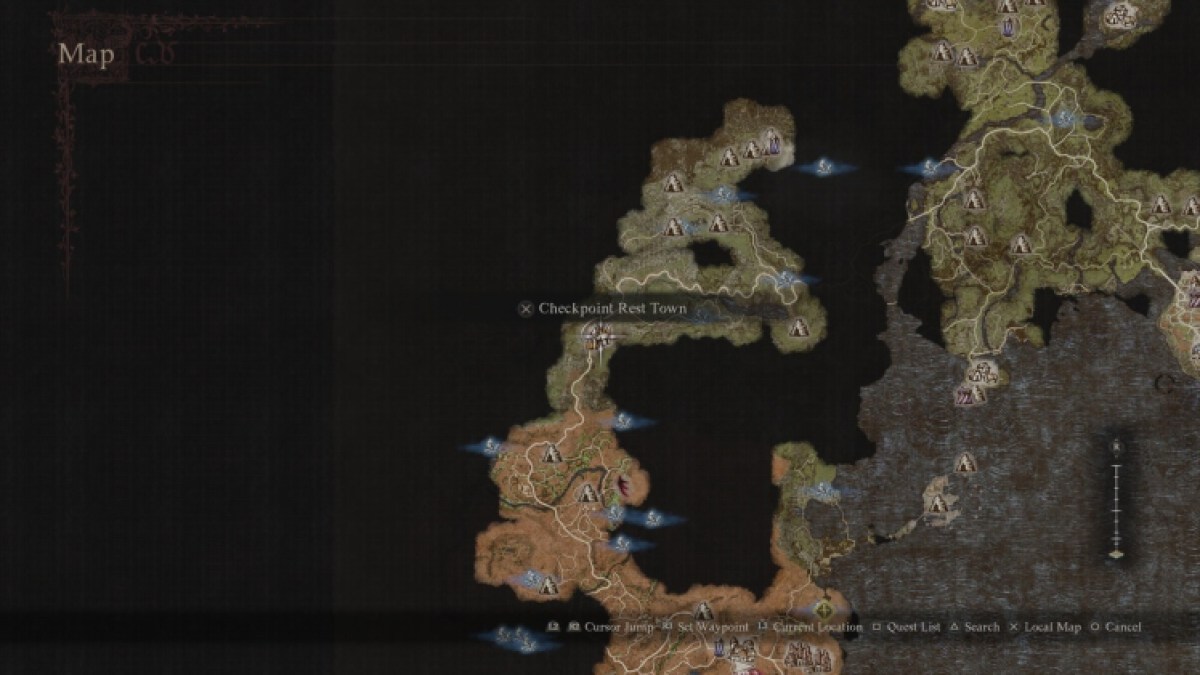 Dragon's Dogma 2 Ville de repos du point de contrôle