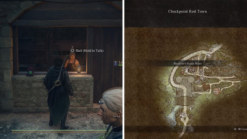 L'emplacement du magasin de ferraille d'Ibrahim dans Dragon's Dogma 2.
