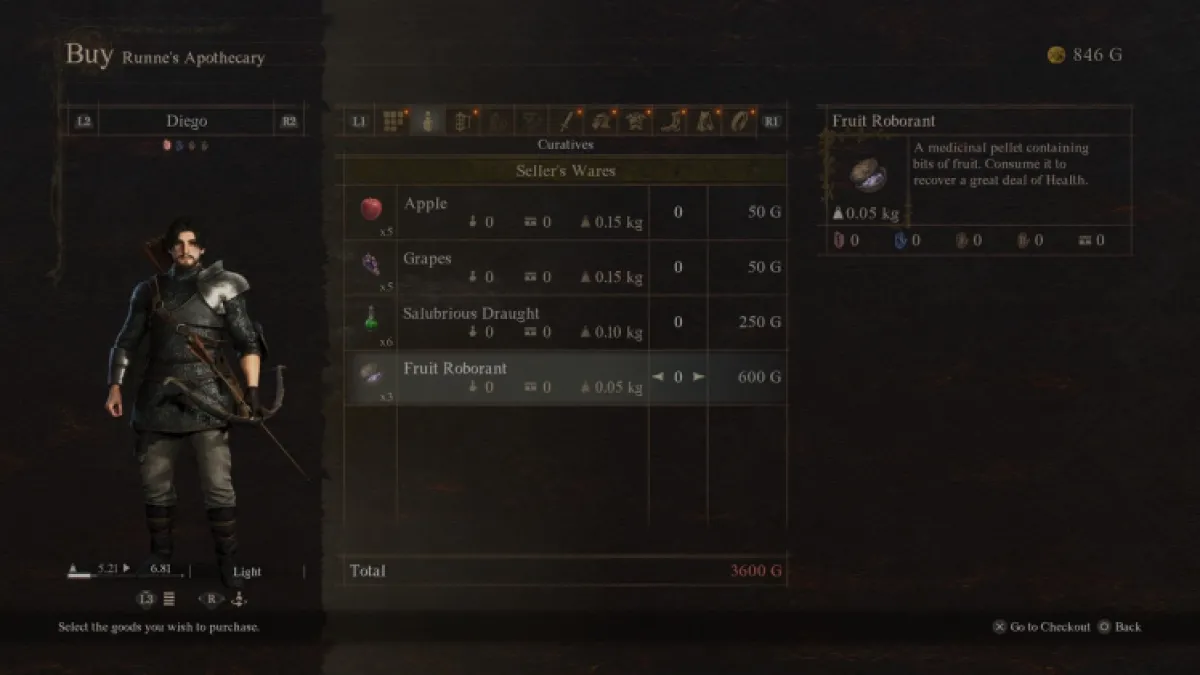 Dragon's Dogma 2 Rune Apothicaire Fruit Roborant