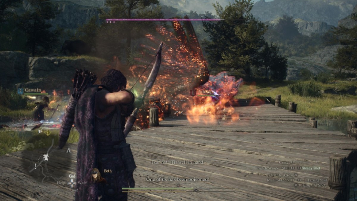 Dragon's Dogma 2 Tarring Arrows Feu