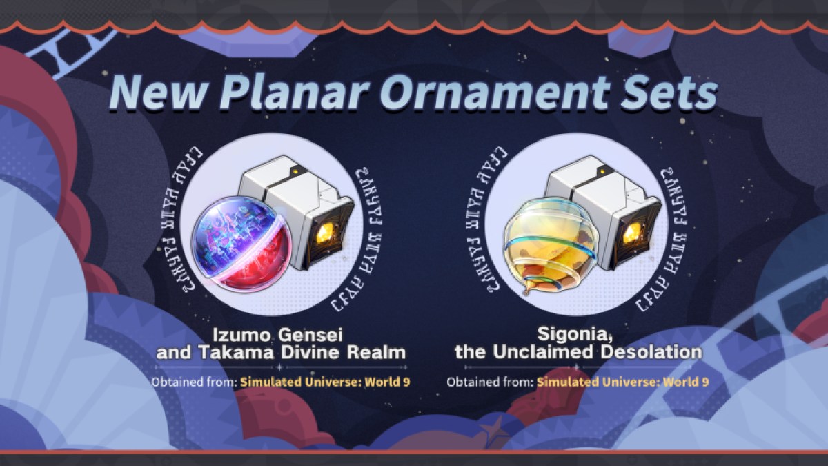 Honkai Star Rail version 2.1 Nouveaux ornements planaires