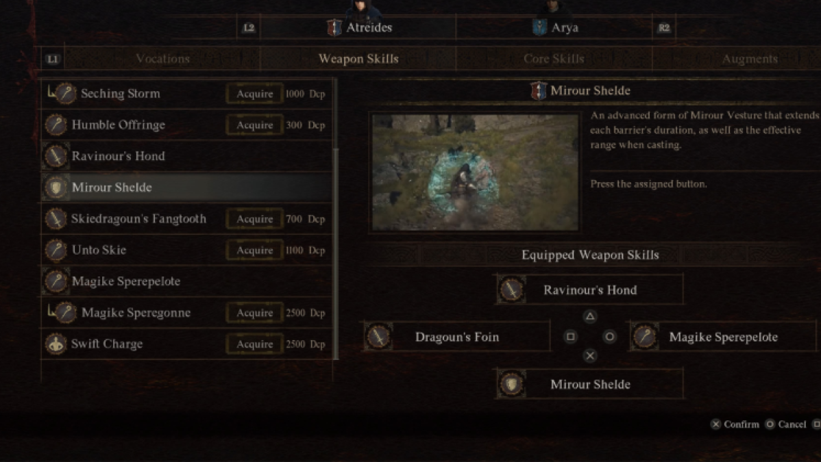 Meilleure construction de Mystic Spearhand dans Dragon's Dogma 2