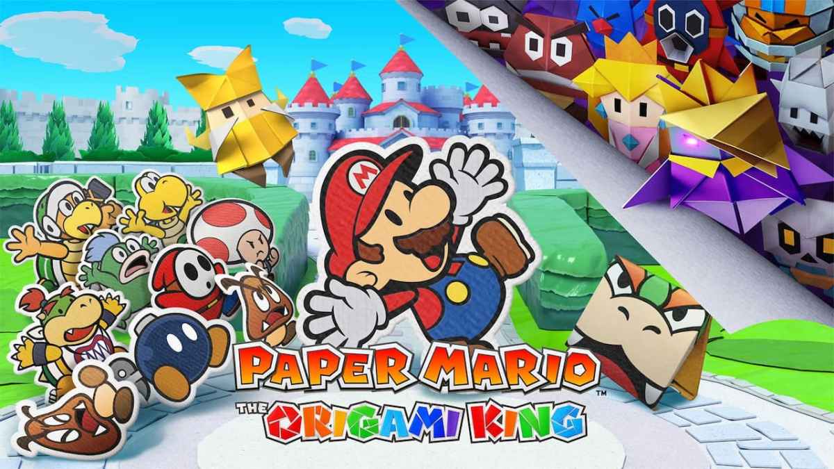 Papier Mario Origami Roi