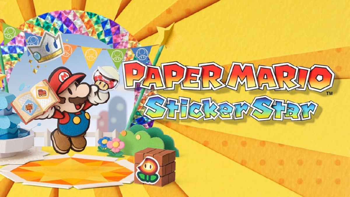 Papier Mario Autocollant Étoile