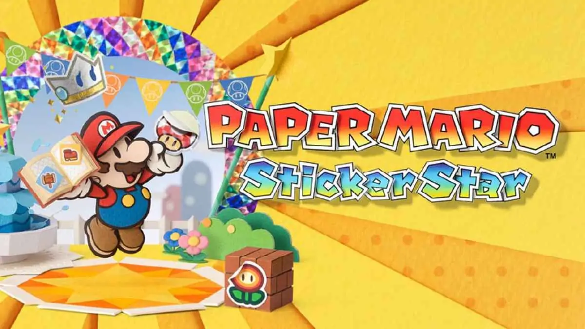 Papier Mario Autocollant Étoile