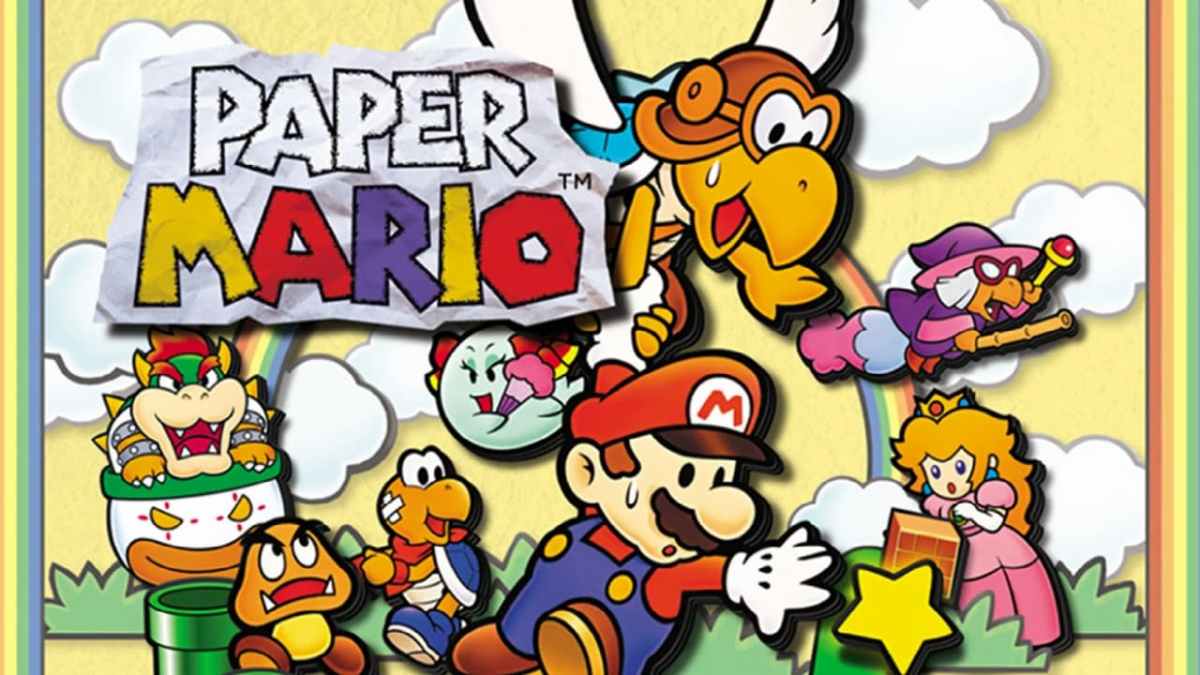 Mario en papier