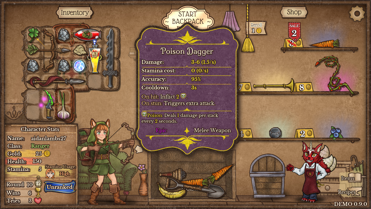 Backpack Battles : Meilleures Builds [Tier List]