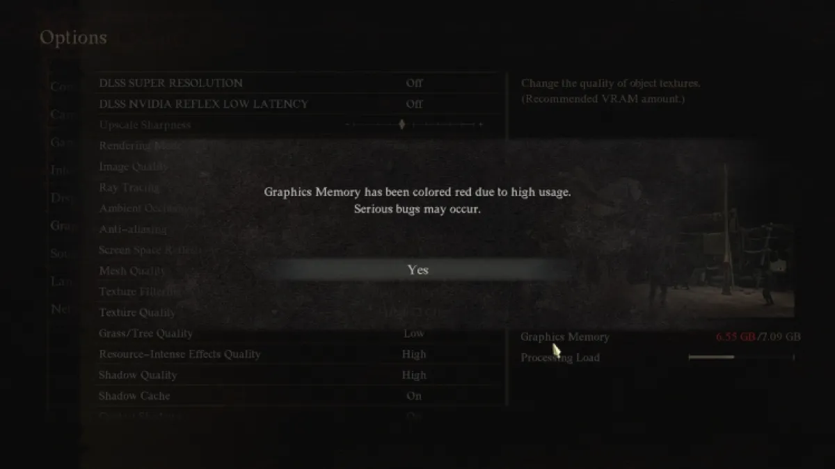 Meilleurs paramètres graphiques pour l'avertissement Dragons Dogma 2 expliqué Avertissement Gpu