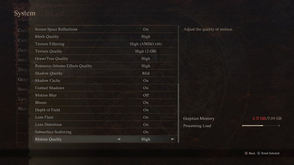 Paramètres graphiques de Dragon's Dogma 2