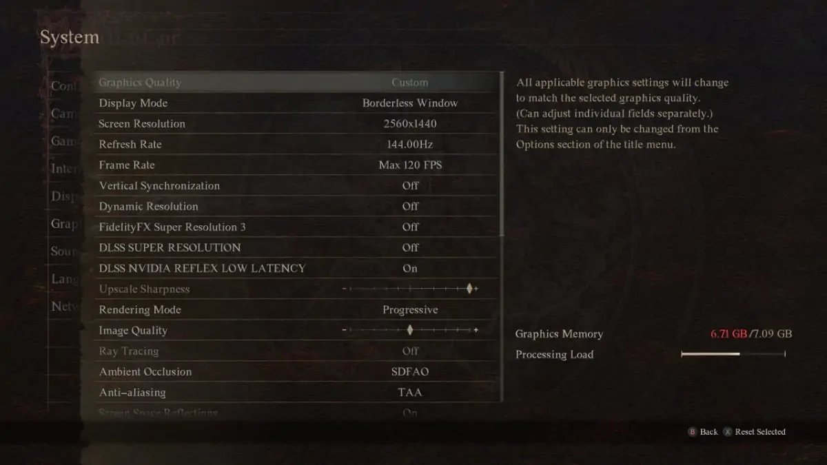 Paramètres graphiques de Dragon's Dogma 2