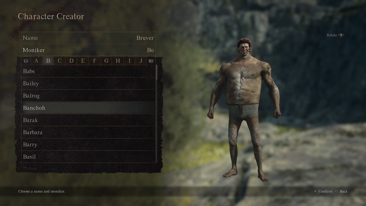 choisir un surnom dans Dragon's Dogma 2