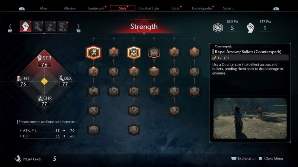 Faites attention à vos arbres de compétences dans Rise of the Ronin