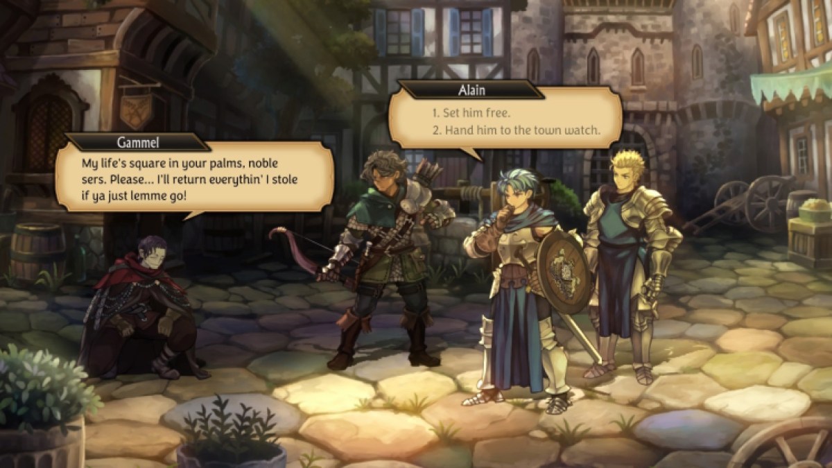 Devriez-vous libérer ou exécuter Gammel dans Unicorn Overlord Spare