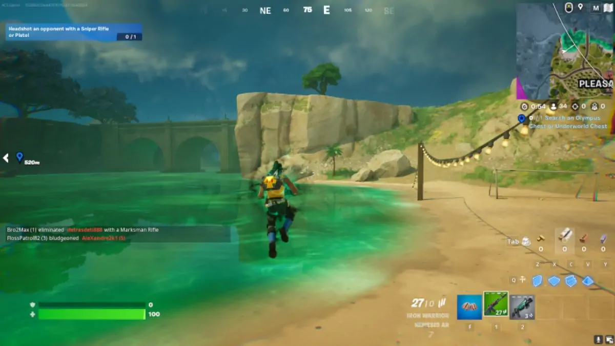 Dash du monde souterrain dans Fortnite