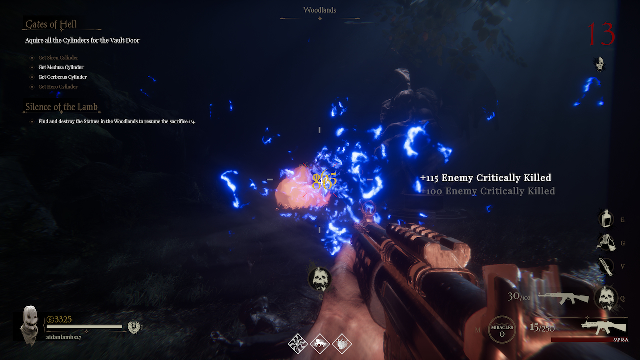 Sker Ritual Meilleures combinaisons miracles - Tseret