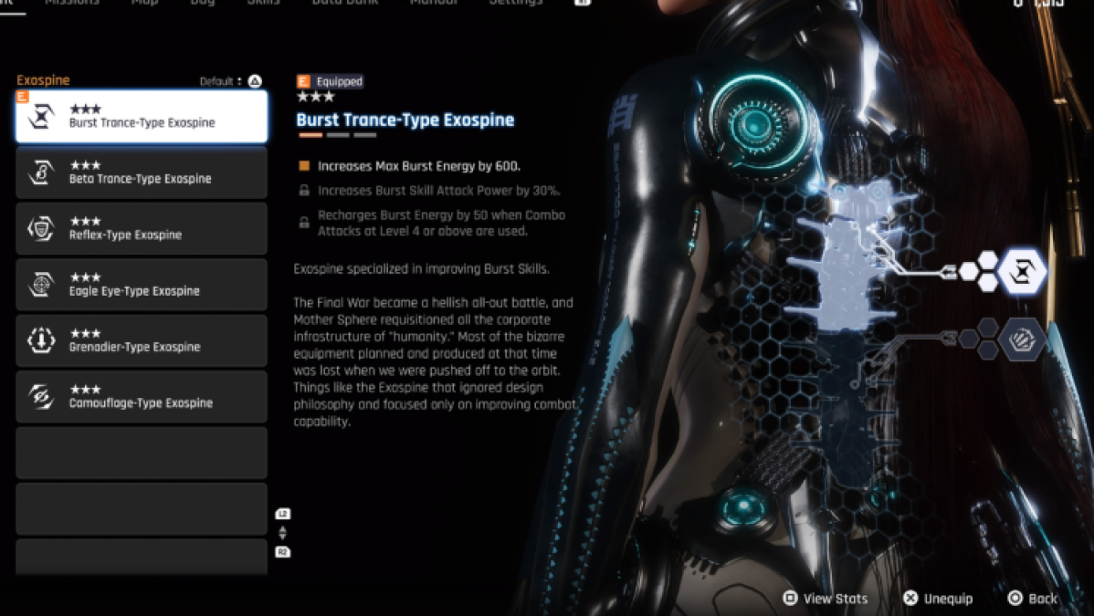 Meilleures exospines dans Stellar Blade