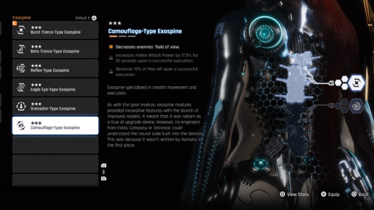 Meilleures exospines dans Stellar Blade