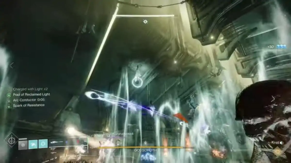 Destiny 2 Plafond Bulle Golgoroth