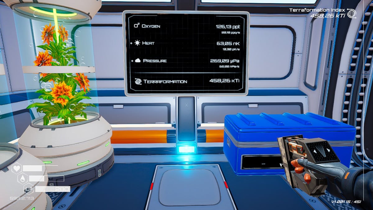 The Planet Crafter : Comment augmenter rapidement la pression, la chaleur et l'oxygène