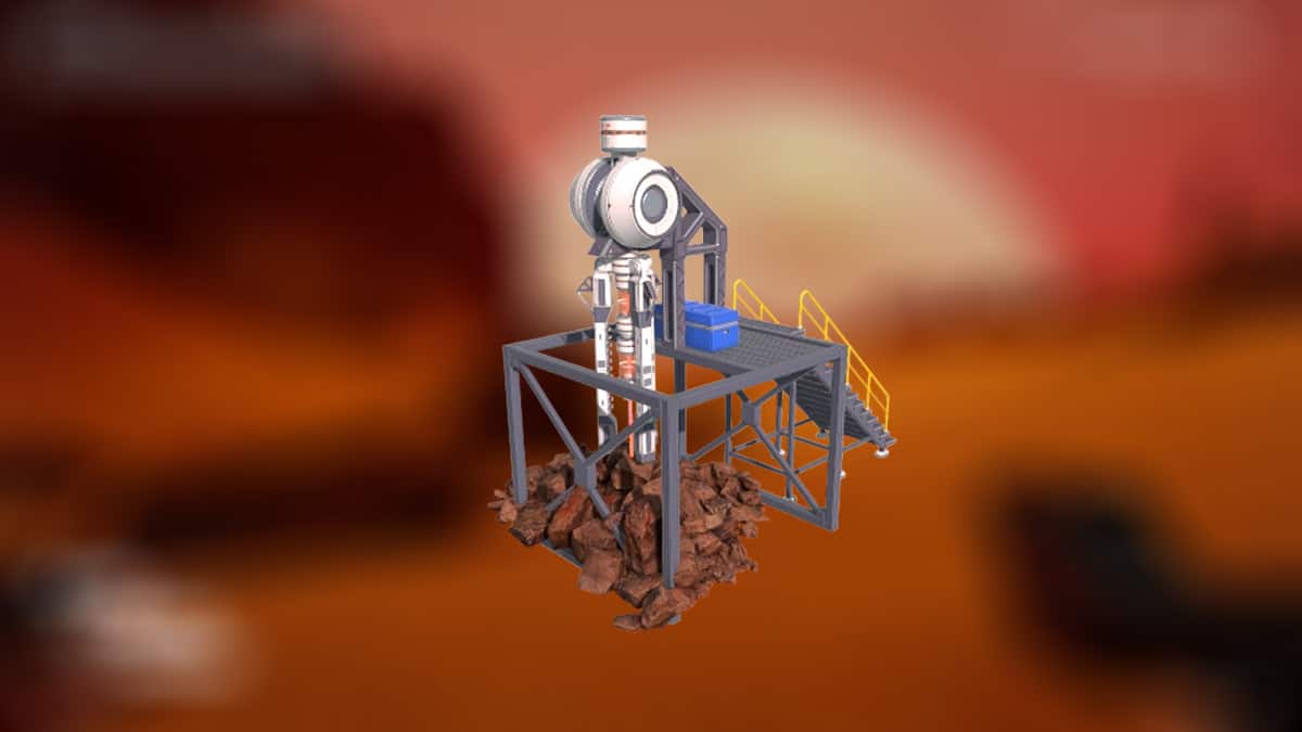 The Planet Crafter : Débloquer et utiliser l'extracteur de minerai