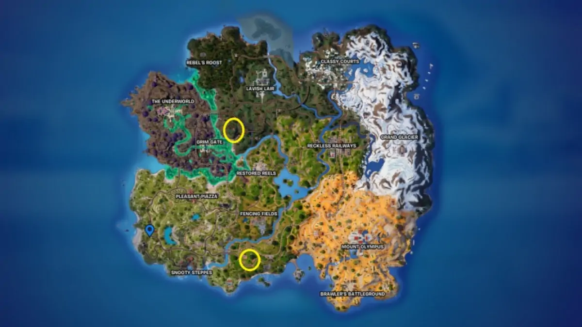 Comment sauter en l'air sur le moulin à vent ou sur l'autre moulin à vent dans Fortnite