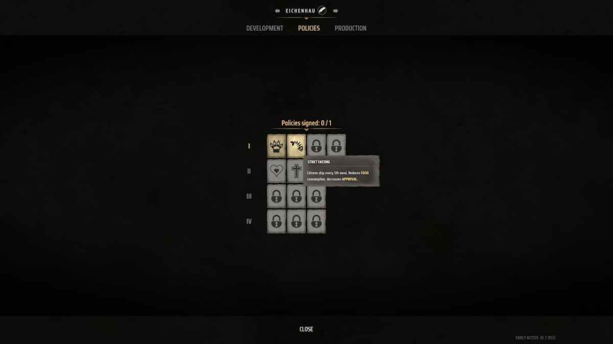 Jeûne strict des seigneurs du manoir