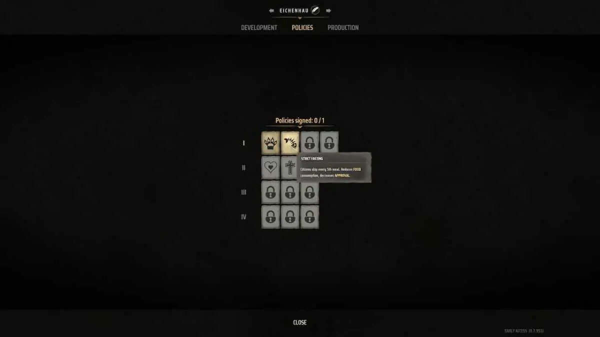 Jeûne strict des seigneurs du manoir