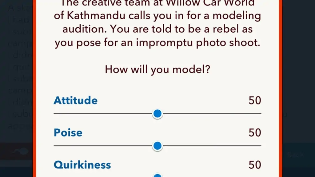 BitLife : toutes les auditions de modèles et comment les battre